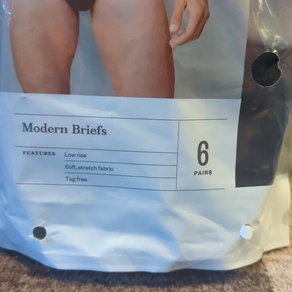 Goodfellow & Co Men's Modern Briefs 6pk - Picture 4 of 8